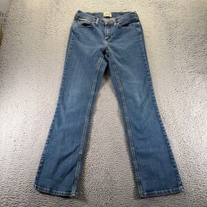 C.E. Schmidt Jeans Womens 6 Blue Cotton Denim Straight Leg Workwear Stretch